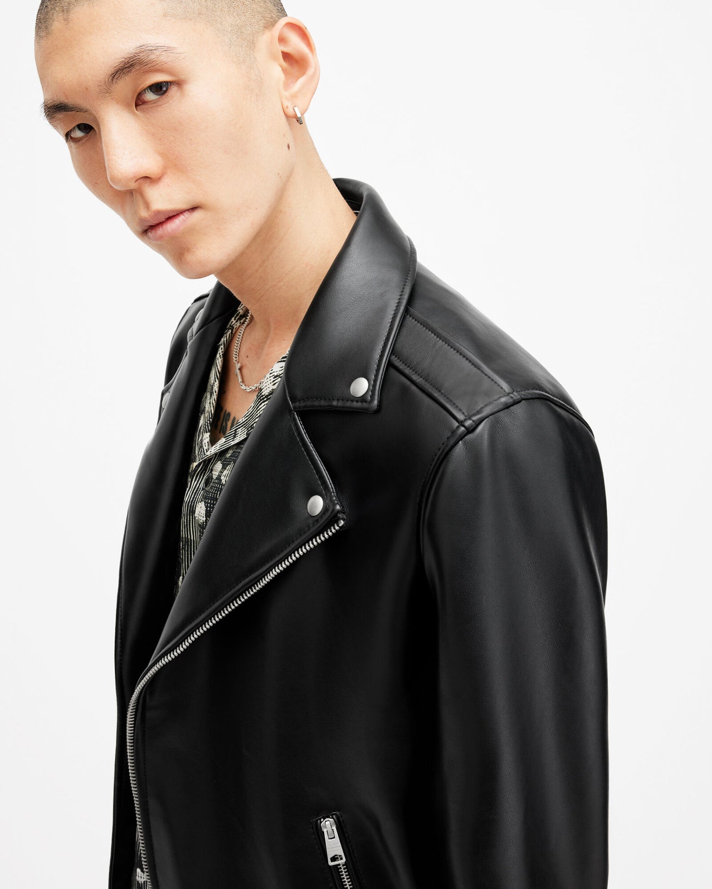HEFNEX Nirvana Angelic Emblem Leather Jacket - Classic Rock Style for the Modern Rebel