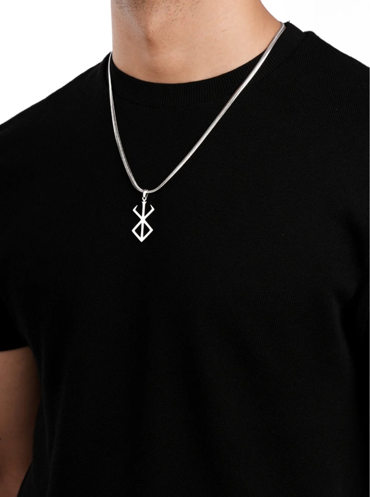 HEFNEX Berserk Sigil Pendant – Bound by Fate, Forged in Darkness