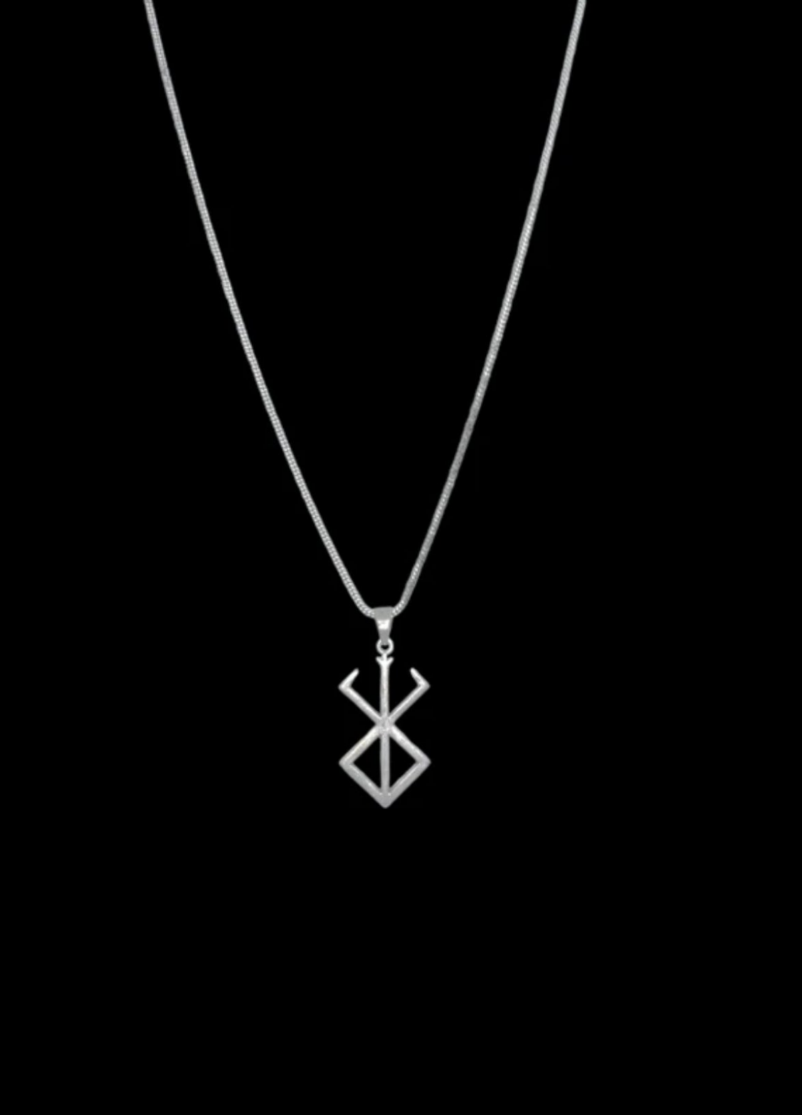 HEFNEX Berserk Sigil Pendant – Bound by Fate, Forged in Darkness