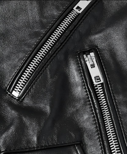 HEFNEX Dark Chaos | Limited Joker Backprint Biker Jacket